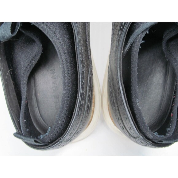 Cole Haan Grand O,s Mens Black Leather Sock Lined Wingtip Size US 9.5 M - Picture 9 of 9